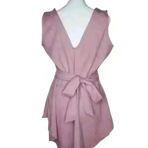 Rouge Collection women's purple sleeveless v-neck blouse size 1X - Picture 2 of 8